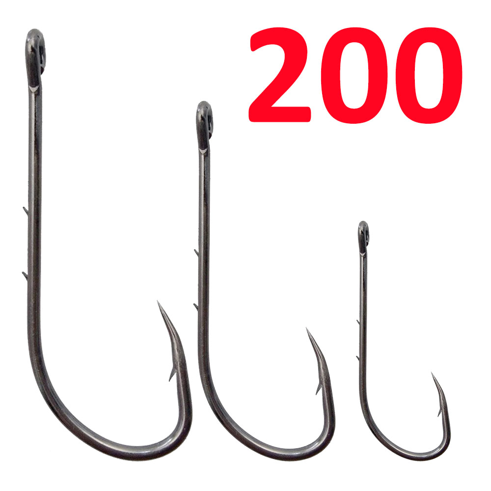 Fishing Hook Circle - 200 pcs Baitholder Fishhook Carp Fishing