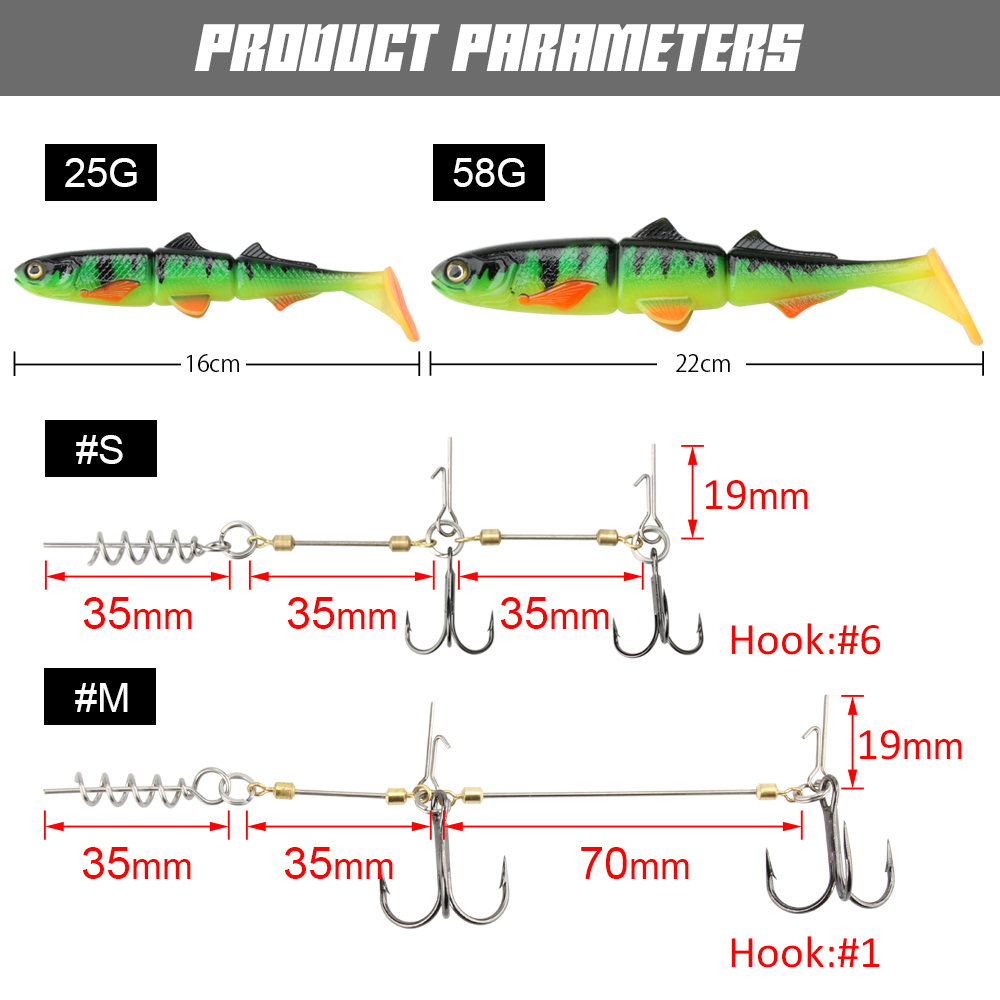 Spinpoler Pike Stinger Rig Hoo - Fishing Hook Size 评论和价格