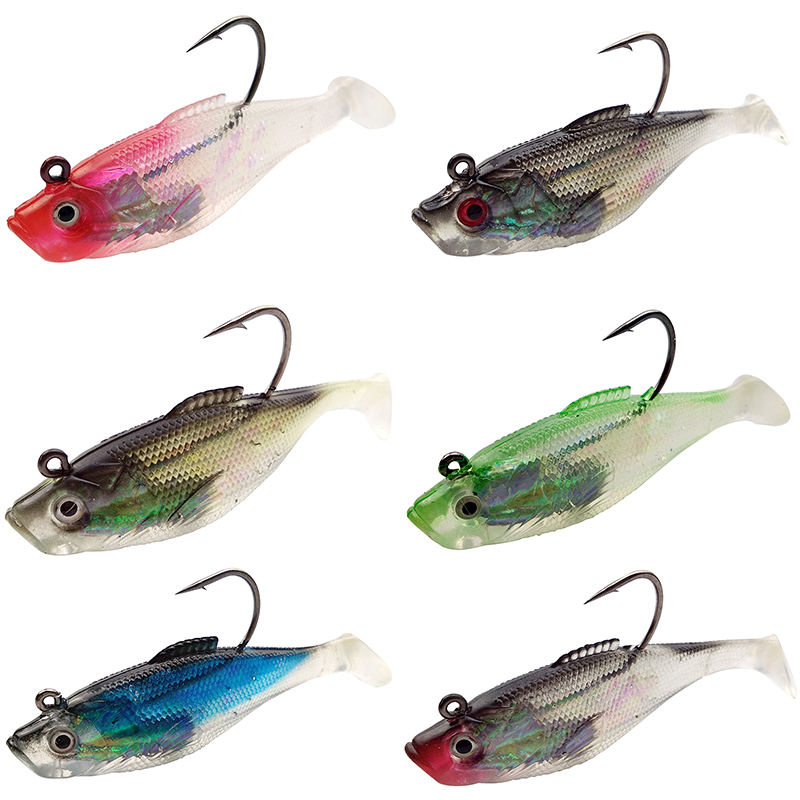 6Pcs/Bag Fishing Lures with Fi - Fishing Hook Size 评论和价格