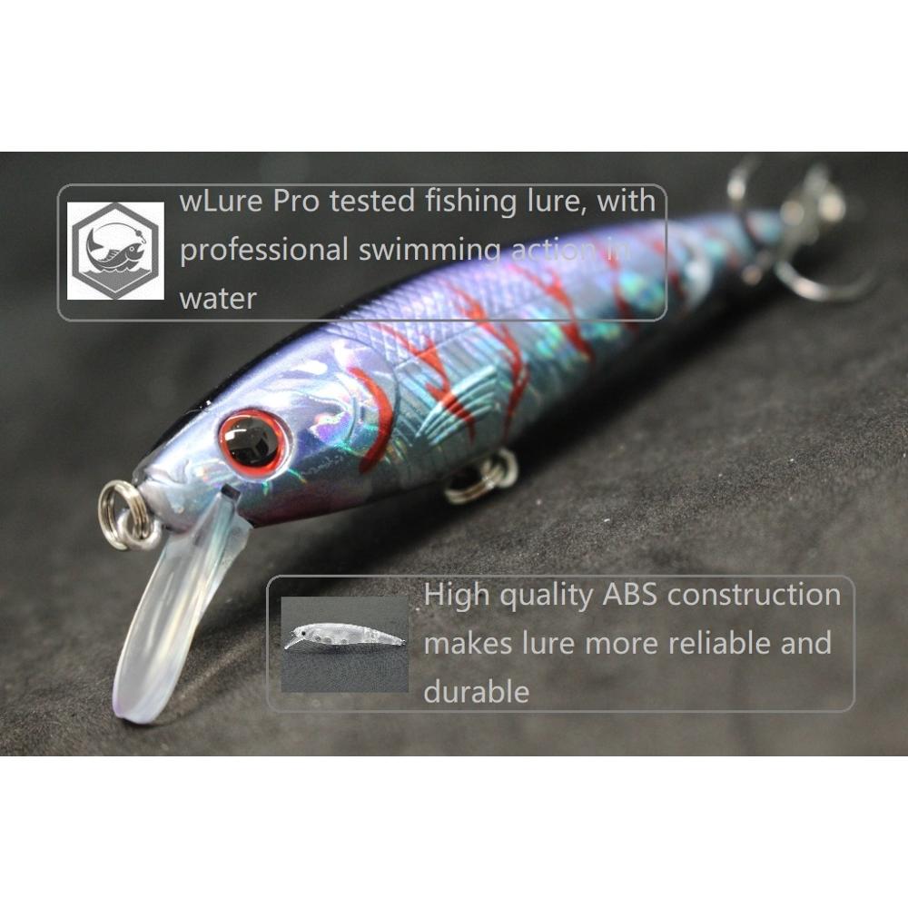 WLure Fishing Lures 10cm 14g J - Fishing Hook Size 评论和价格