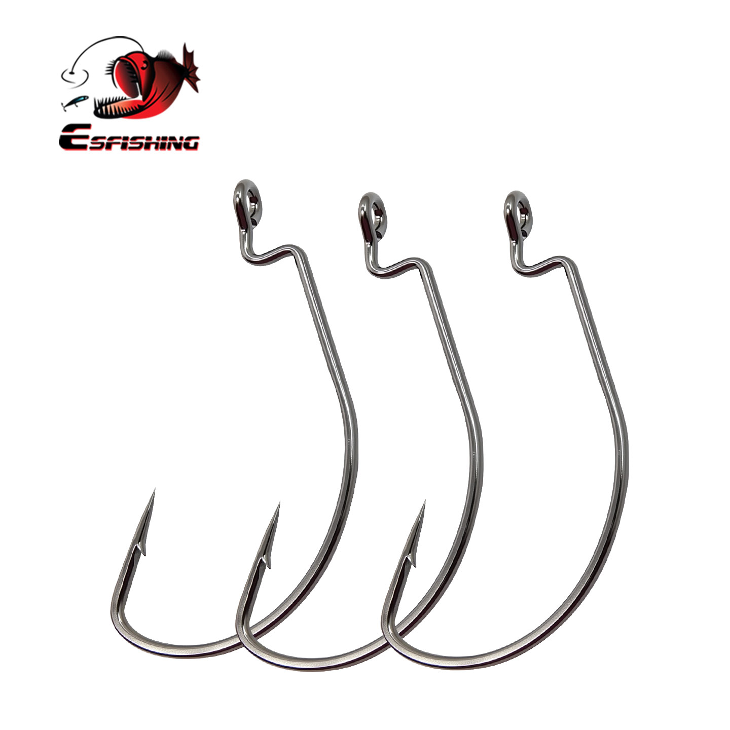ESFISHING Offset Hook Carbon S - Fishing Hook Size 评论和价格