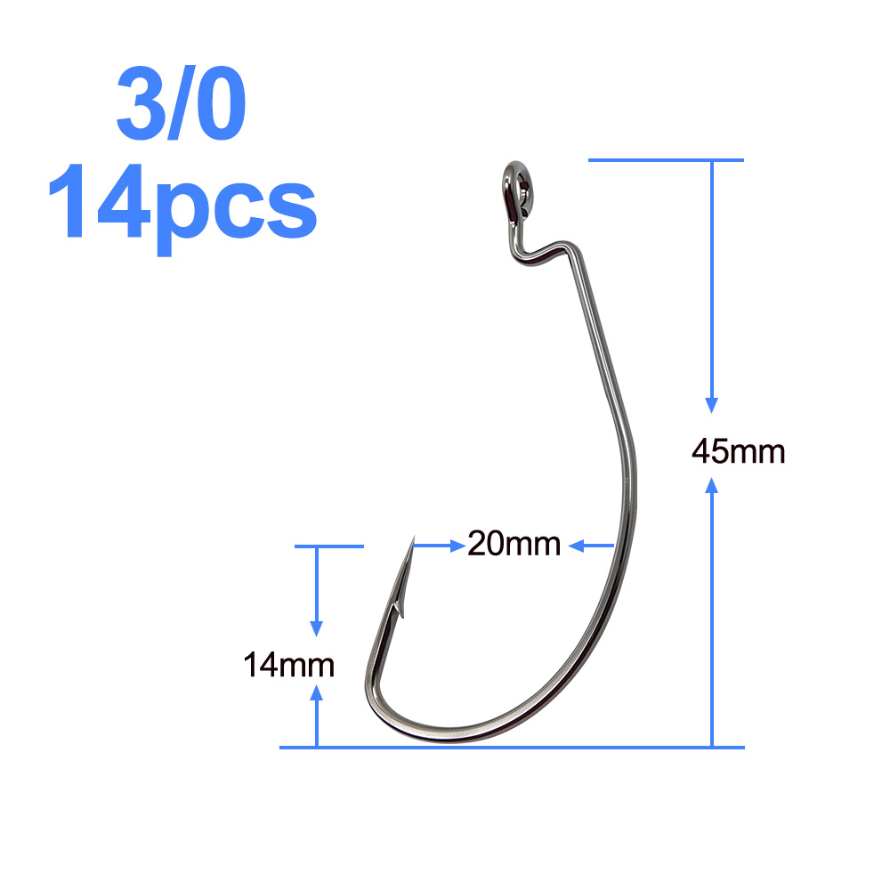 ESFISHING Offset Hook Carbon S - Fishing Hook Size 评论和价格
