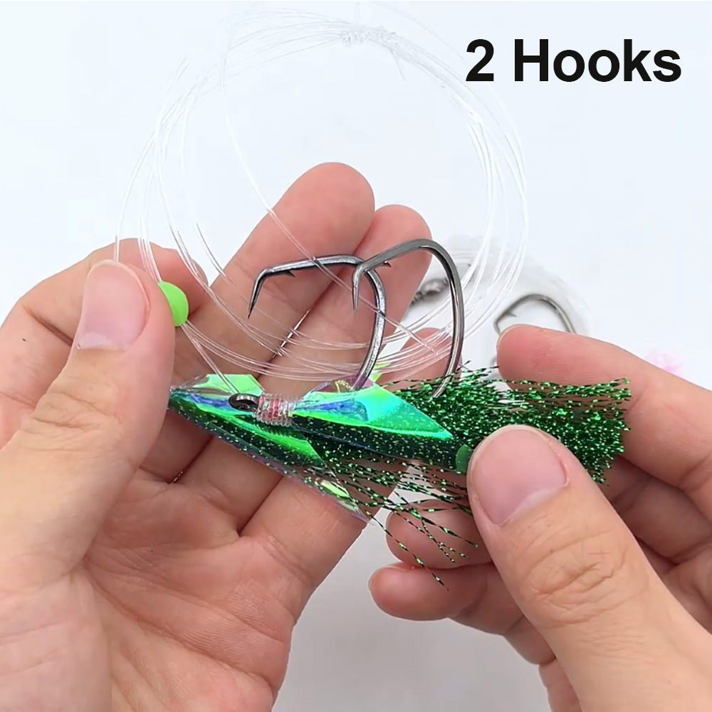 Bimoo 10packs Seawater Fishing - Fishing Hook Size 评论和价格