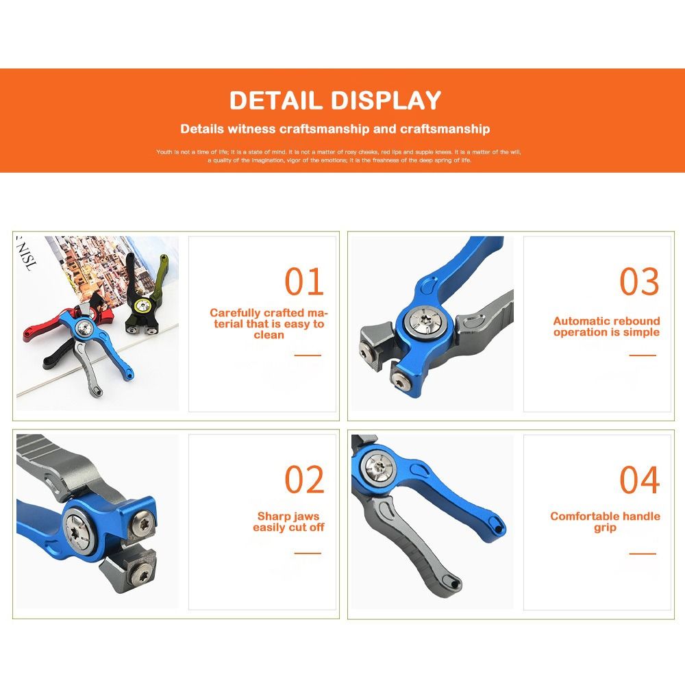 Aluminum Alloy Fishing Pliers  - Fishing Hook Remover 评论和价格