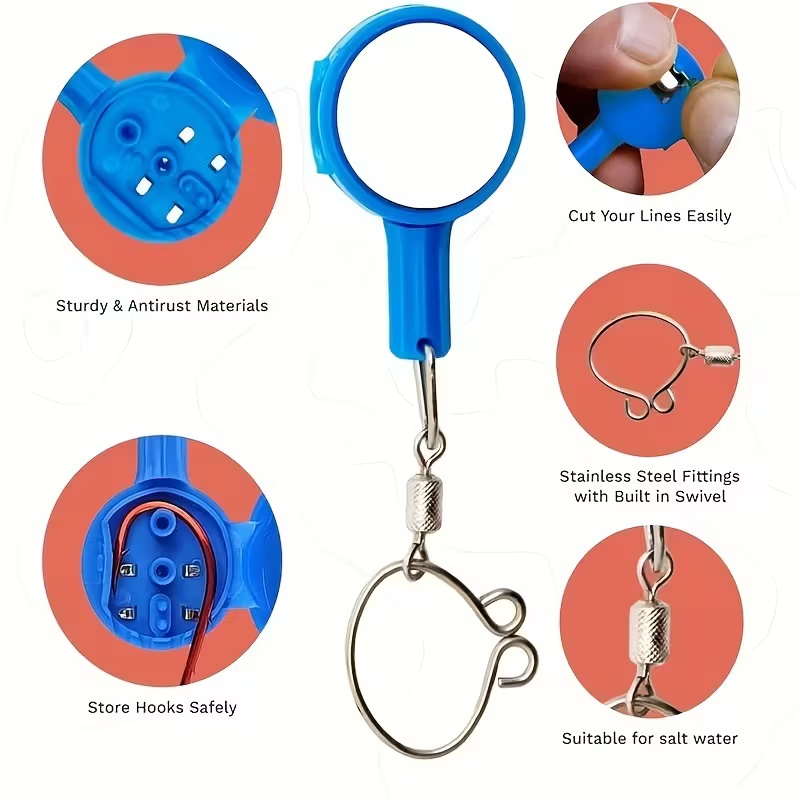 2pcs   Fishing Gadgets: Knotti - Fishing Hook Barbless 评论和价格