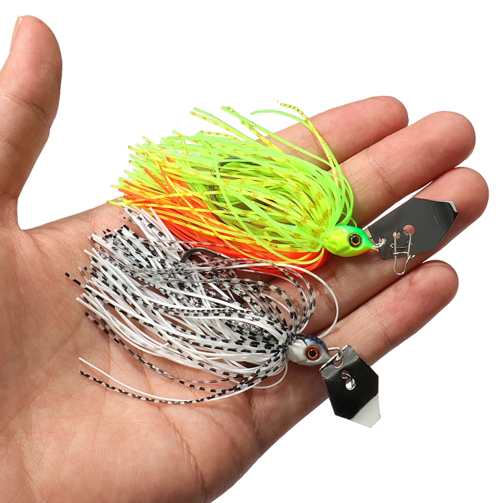 Spinner Bait 7g/9g/12g/14g/21g - Fishing Hook Weedless 评论和价格