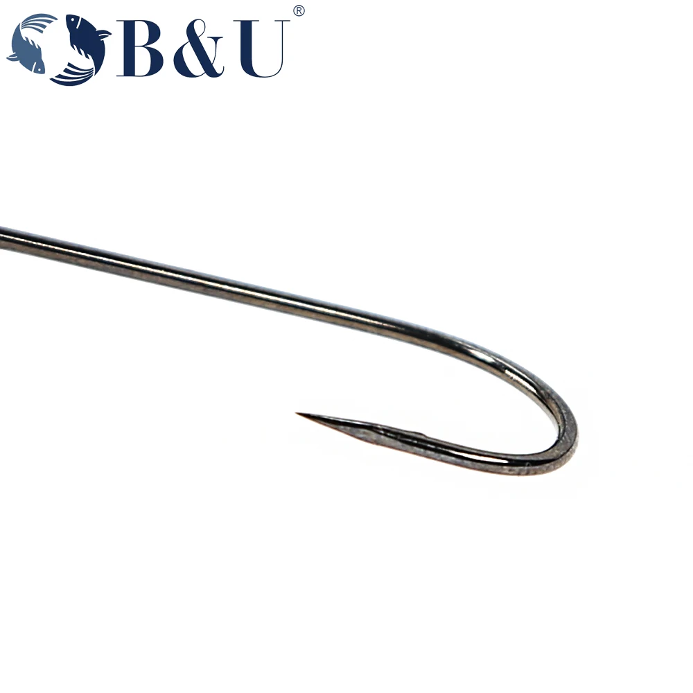 B&U 20pcs Fishing Hook Big Eye - Fishing Hook Barbless 评论和价格