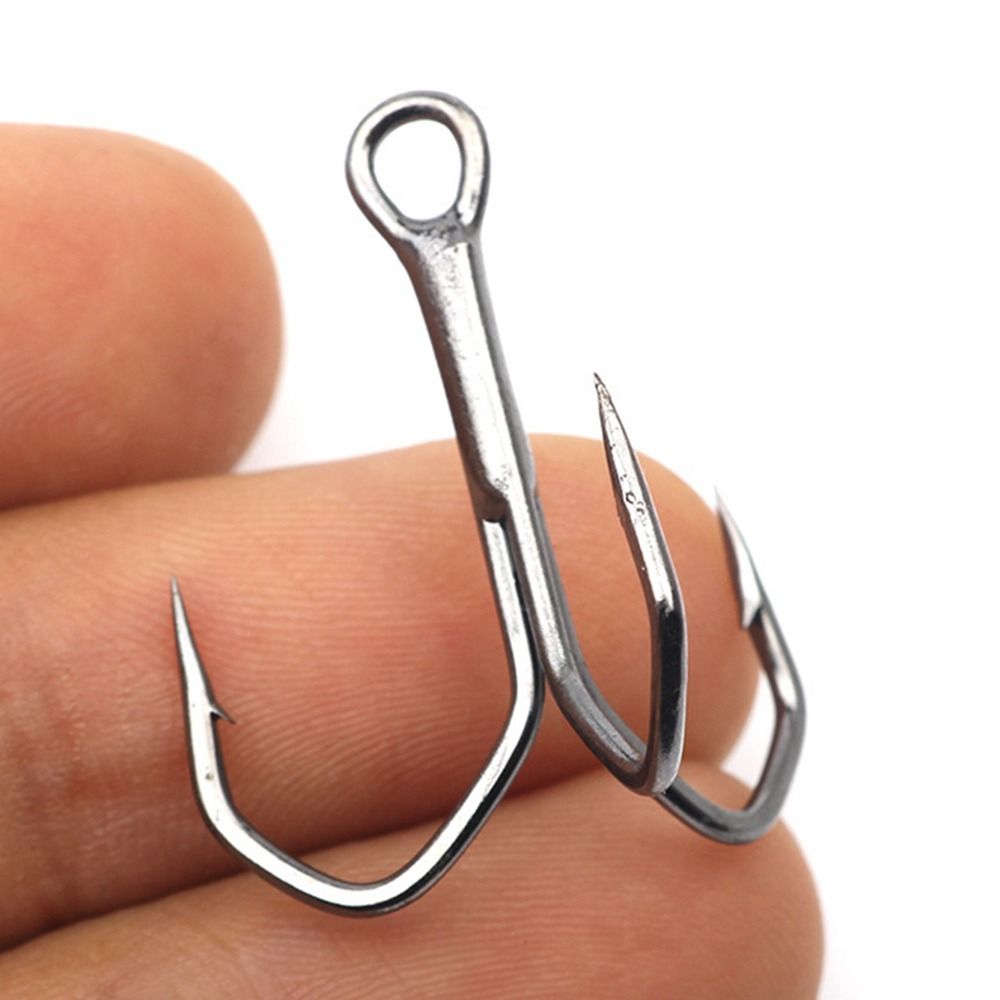 10Pcs Anti-rust Ahite Nickel S - Fishing Hook Offset 评论和价格