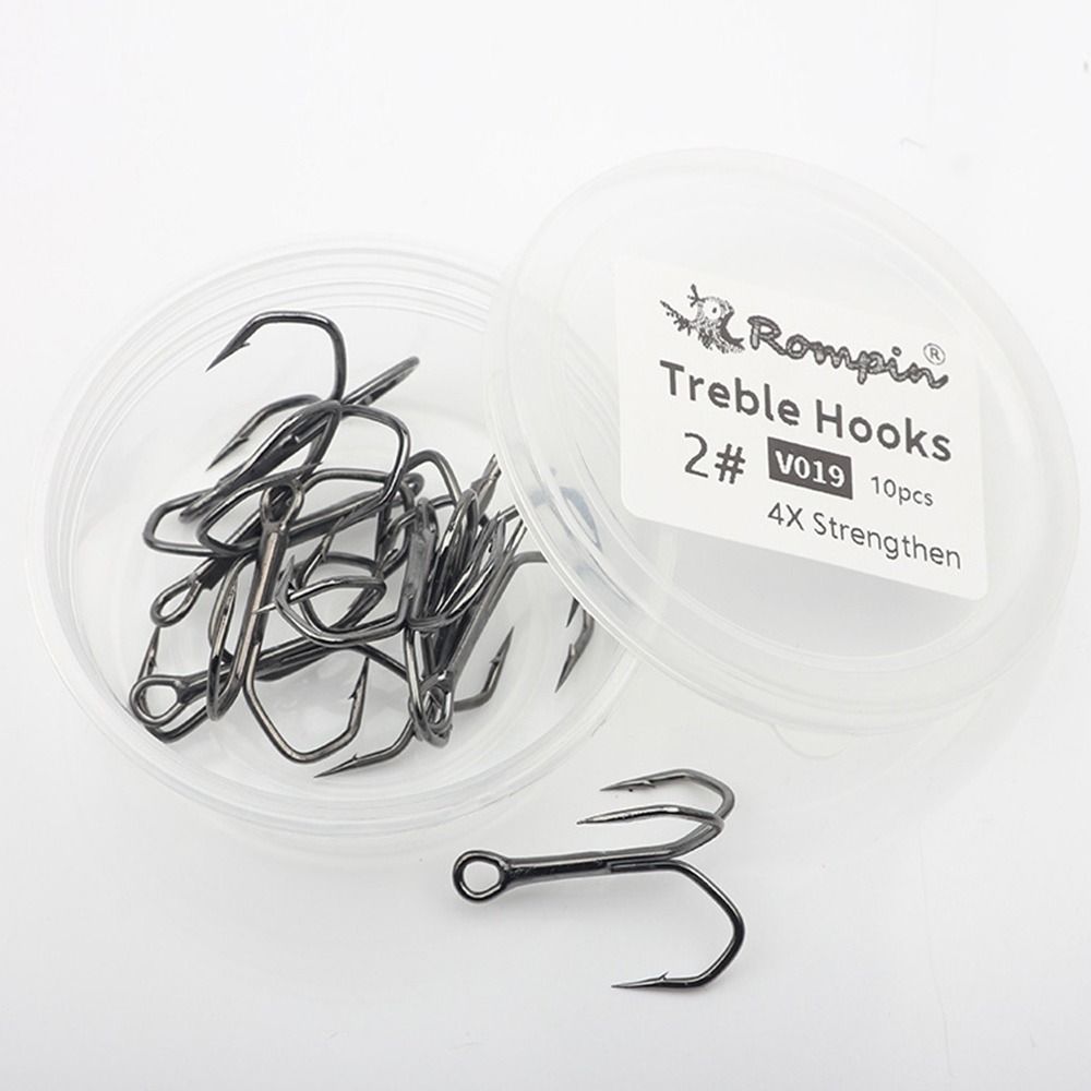 10Pcs Anti-rust Ahite Nickel S - Fishing Hook Offset 评论和价格