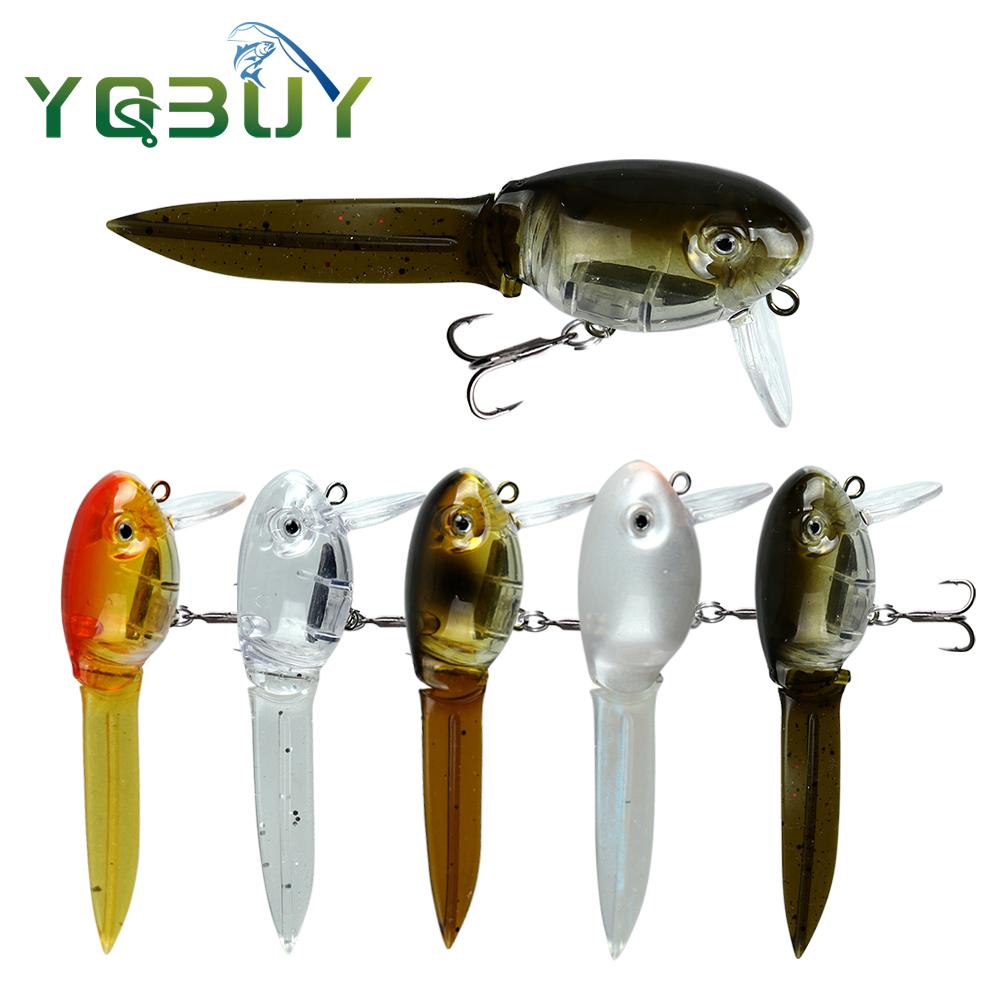 1pcs Tadpole Hard Bait Fishing - Fishing Hook Treble 评论和价格